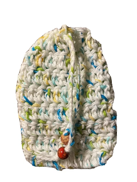 Crochet Soap Saver, 100% Cotton, Soap Pouch, Handmade Crochet- 2 pack