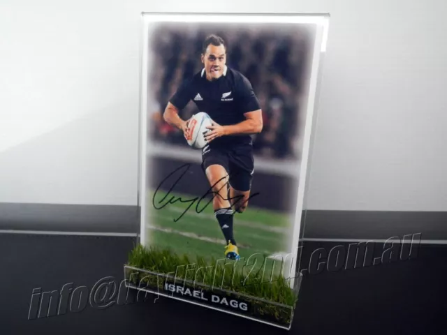 ✺Signed & Framed✺ ISRAEL DAGG Photo PROOF COA New Zealand All Blacks 2023 Jersey