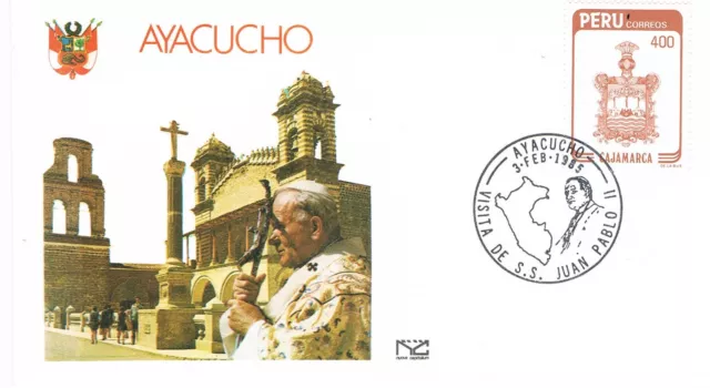 Peru - Papst Johannes Paul II Reise nach Ayacucho 1985 - Religion, Kathedrale