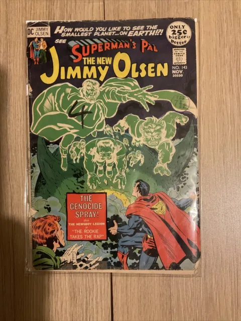 SUPERMAN'S PAL, JIMMY OLSEN #143 Jack Kirby DC Comics 1971