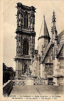 CPA AK NEVERS - La Cathédrale - Église St-CYR - Le Clocher (355547)