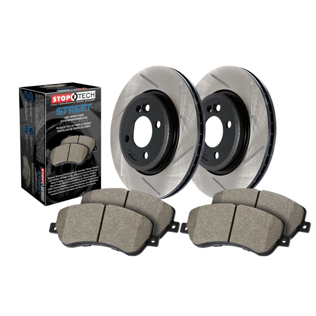 StopTech For Toyota 4Runner 2003-2009 Axle Pack Front Rotor + Front Pads Package