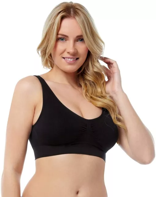 Reggiseno Imbottito Jml Belvia - Ultra Comfort Senza Fili - Nero Grande