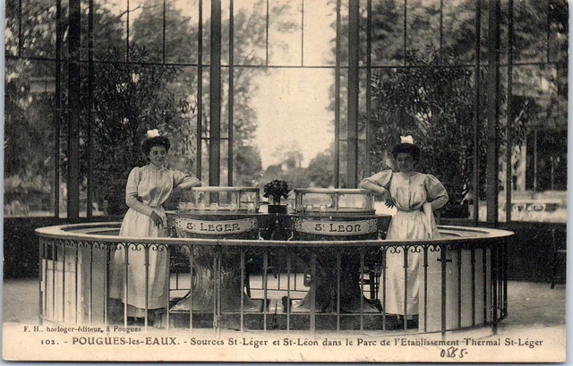58 POUGUES LES EAUX - sources st leger saint leon