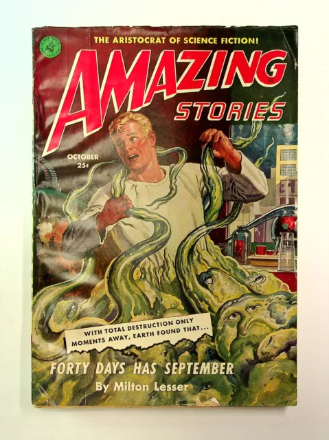 Amazing Stories Pulp Oct 1951 Vol. 25 #10 GD/VG 3.0 Low Grade