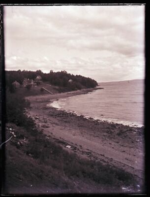 EARLY 1900s GLASS NEGATIVE, "TEMPLE HEIGHTS"  NORTHPORT, MAINE