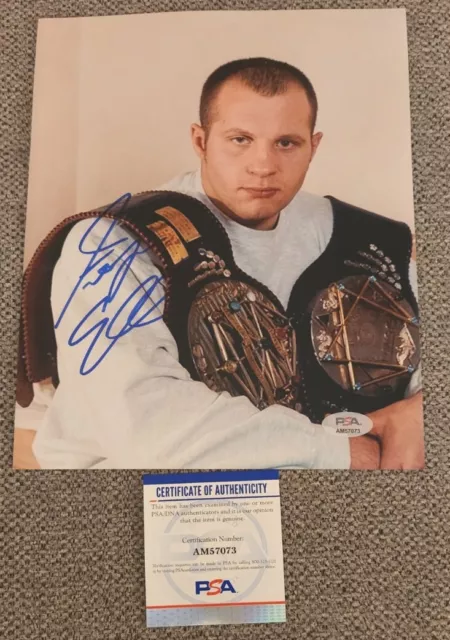 Fedor Emelianenko Signed 8X10 Photo Champ Psa/Dna Authenticated #Am57073 Fedor Emelianenko Signed 8X10 Photo Champ Psa/Dna Authenticated #Am57073