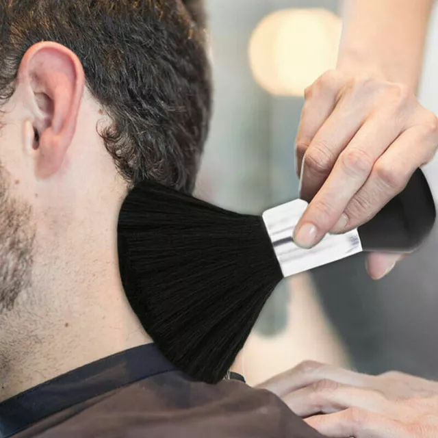 Friseur Nackenpinsel Hals Pinsel Salon Haar Kosmetik Bürste Frisör Zubehör DE