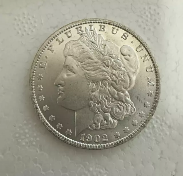 1902 S Morgan Dollar BU Uncirculated Mint State 90% Silver $1 Coin Free shipping