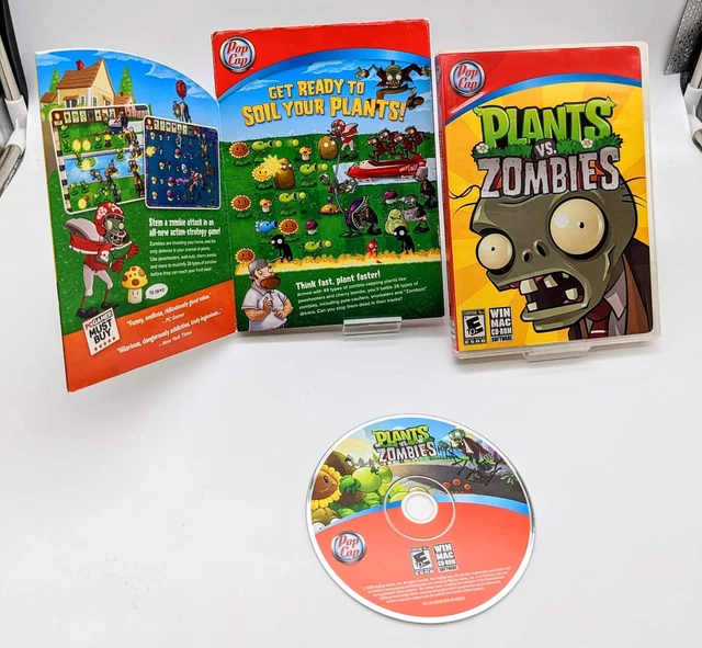 PLANTS VS ZOMBIES Game Of The Year Edition PC CDROM + Housse à enfiler Windows Mac EUR 12,44