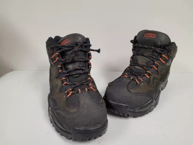Harley-Davidson US Size10.5  black leather motorcycle boots  ANSI Z41PT99