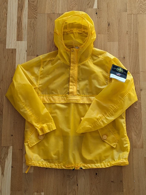 Supreme stone island poly cover composite anorak online black