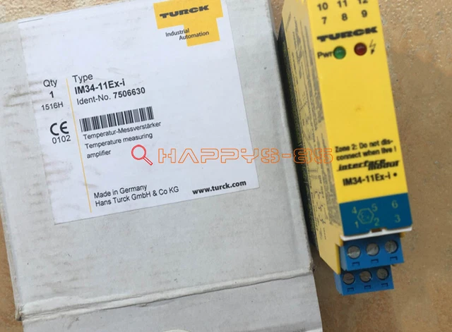 1PZ TURCK IM34-11EX-I 7506630 barriera di sicurezza nuova