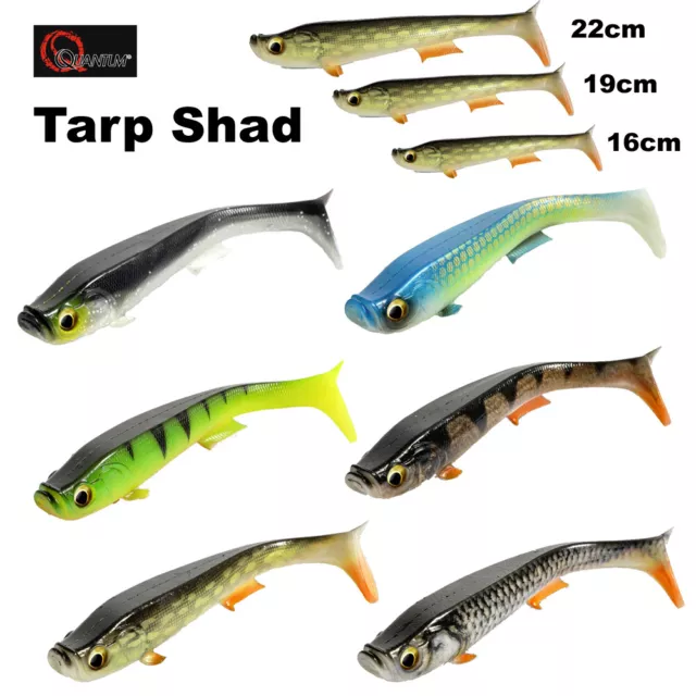 Quantum Tarp Shad 16cm 19cm 22cm Gummifisch Hecht Zander Wels Köder Gufi