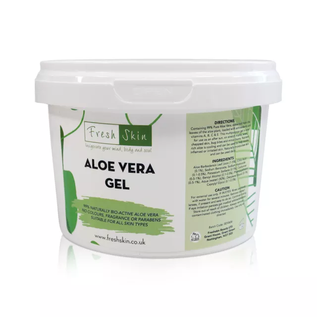 500g Aloe Vera Gel - 99% Naturally Bio-Active Aloe Vera - For All Skin Types