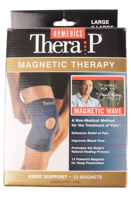 Vendaje a la rodilla HoMedics 12 imanes terapia magnética azul Anz. 1 pieza