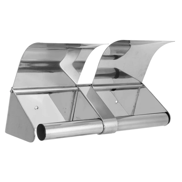 Toilet Paper Holder 304 Stainless Steel Wall Mounted With Lock And Cover