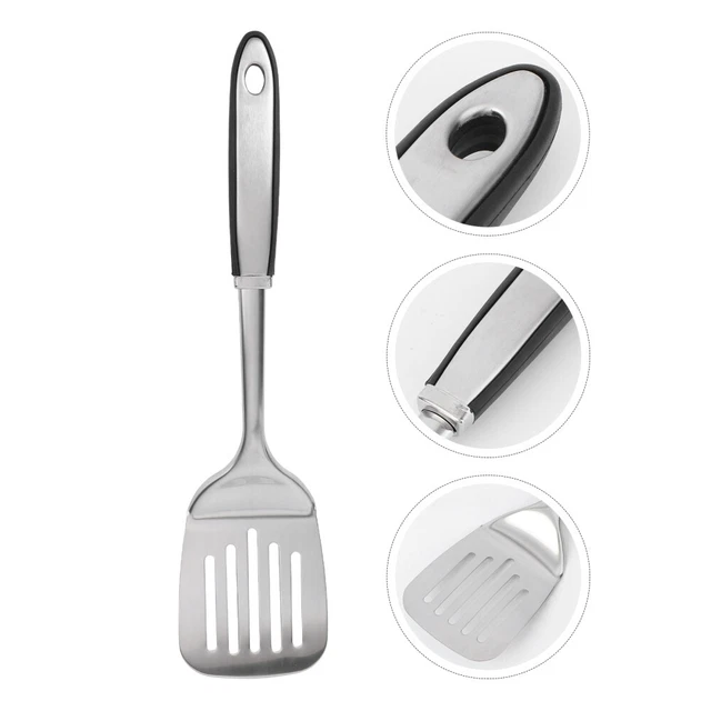 Espátula De Cocina Ranurada De Acero Inoxidable - Ideal Para Filetear Pescado Y Voltear Alimentos