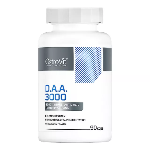 OSTROVIT DAA 3000 Caps 90 - Production de testostérone, force musculaire, endur