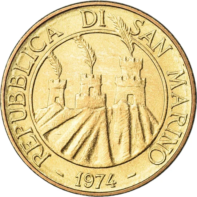 [#1033760] Münze, San Marino, 20 Lire, 1974, Rome, FDC, STGL, Aluminum-Bronze, K