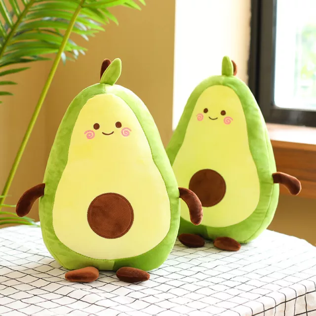 40cm Avocado Plush Pillow Toy Fruit Vegetable Soft Stuffed Doll Kids Toy Gifts 2
