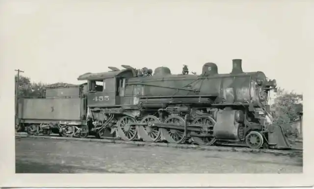 7B849 RP 1936/50s SOO LINE  RAILROAD ENGINE #455 MINNEAPOLIS