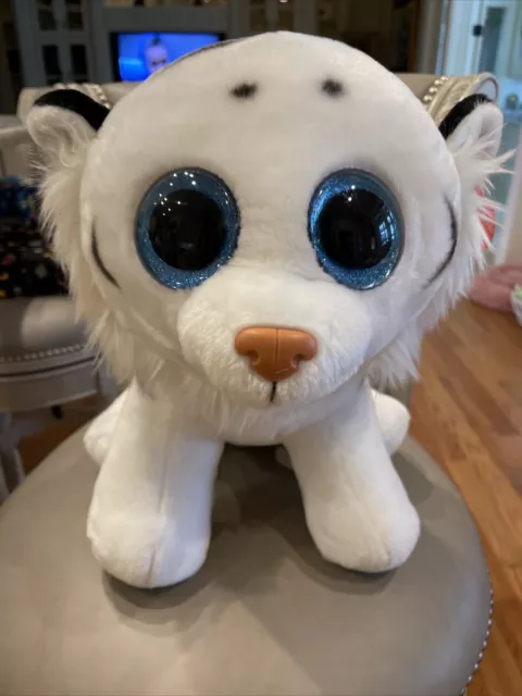 TY TUNDRA Classic Plush the White Tiger Large Size - 16 inch Excellent Mint Tags