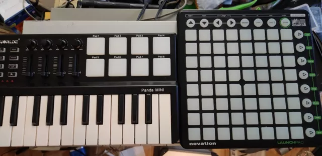 Novation Launchpad + Contrôleur Midi Panda Mini 9