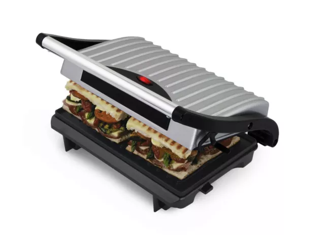 Piastra Per Panini Toast Bistecchiera Tostapane Griglia Grill Sandwich