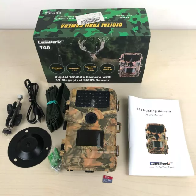 Campark t40 trail camera sales