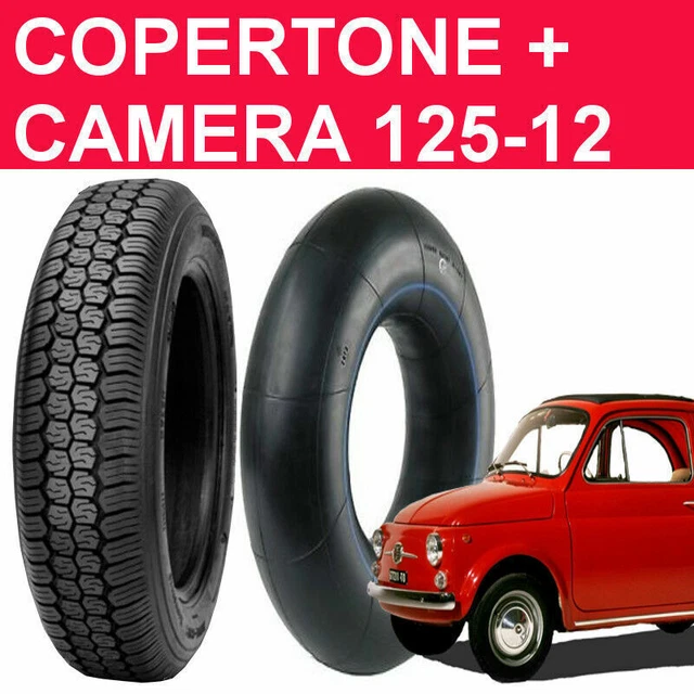 Set 4 Copertoni Gomme Pneumatici FIAT 500 EPOCA CST 125 R12 C 4PR 62S - Foto 2