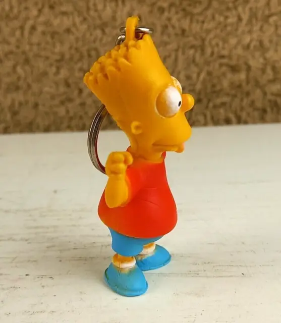 The Simpsons BART SIMPSON 3" Keyring/ Keychain PVC 20TH CFFC Figure 1991 3