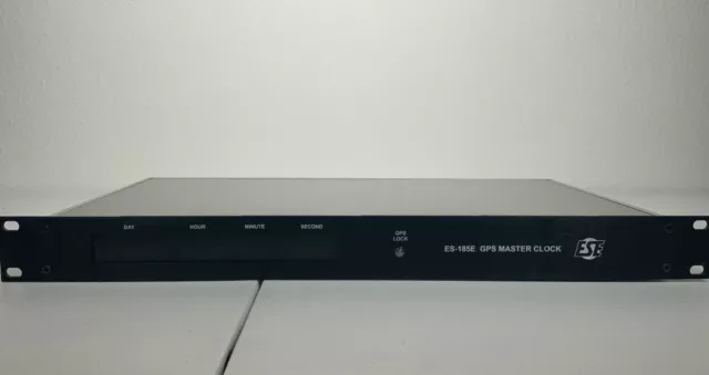 ESE ES-185E/NTP6 GPS Master Clock/Timecode Generator/NTP Time Server