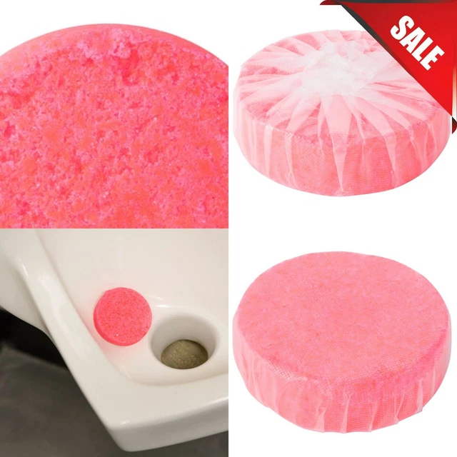 (72 Pack) Bathroom Restroom Urinal Screen Cleaner Deodorizer Strawberry Scent