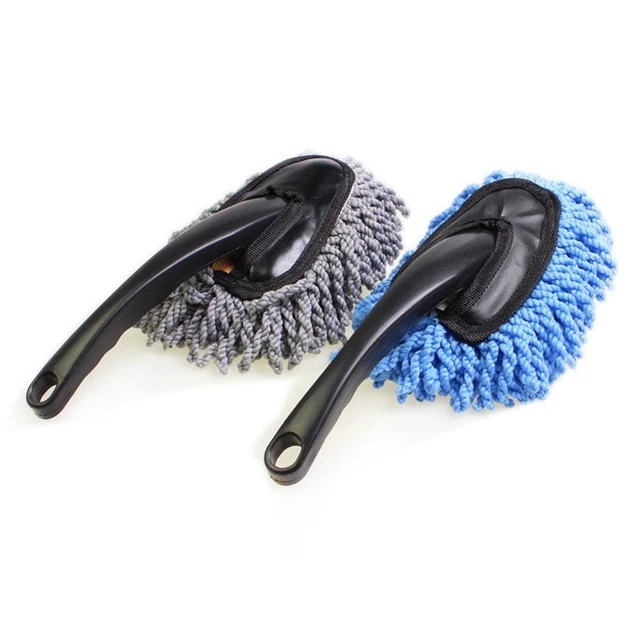 Cepillo de limpieza de coche polvo fregona cerdas cera fregona cepillo absorción de agua