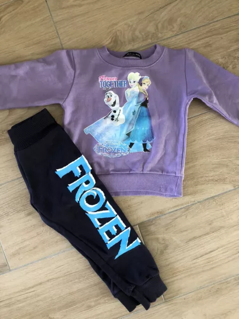 Completo felpa Frozen bambina neonata 3 anni 98 cm