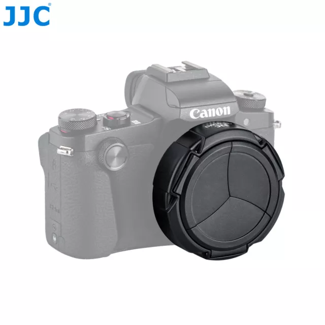 JJC Auto Open & Close Lens Cap Protector for Canon PowerShot G1X Mark III Camera