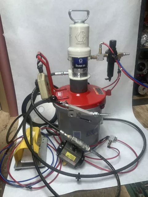 GRACO 246909 Mini Fire-Ball 225 Series A15D Grease Pump W/ Accessories ￼