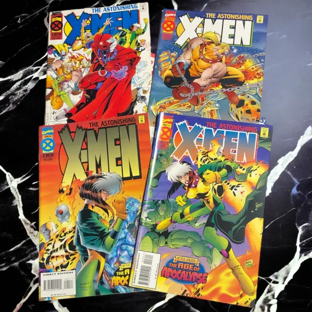 The Astonishing X-Men #1-4 Marvel Comic Book Lot VFNM
