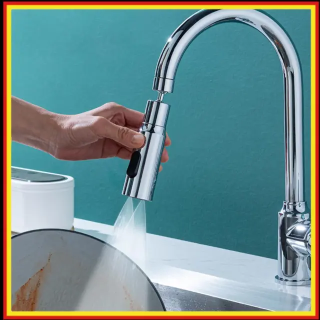 Universal Taps Extend Spray Nozzle Anti-splash Supercharged for Kitchen Bathroom
