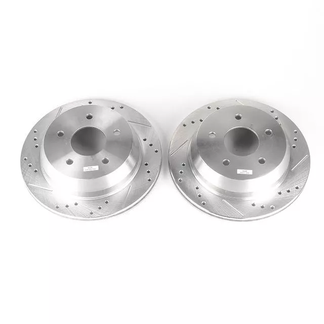 PowerStop for 98-05 Chevrolet Blazer Rear Evolution Drilled & Slotted Rotors -