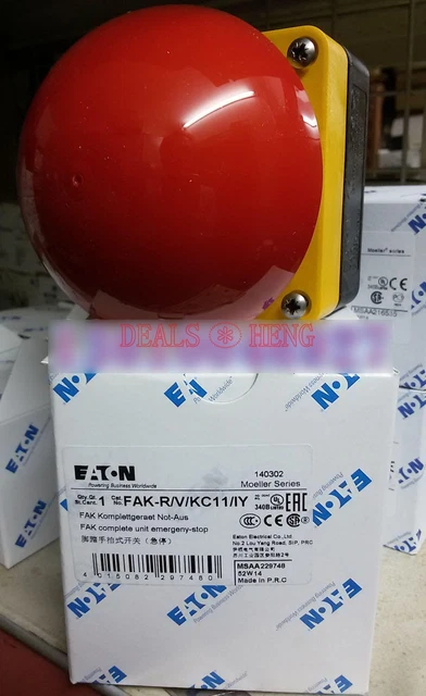 Eaton Eaton NOT-AUS-TASTER+GEHÄUSE 216525 / EATON M22-PV/KC11/IY 216525 Eaton Eaton NOT-AUS-TASTER+GEHÄUSE 216525 / EATON M22-PV/KC11/IY 216525