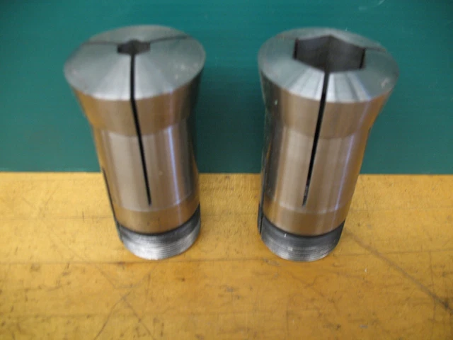 ~2~ Hardinge 16C Cnc Lathe Collets Hex 1/2" + 1-1/8" Hexagon ***Vgc***