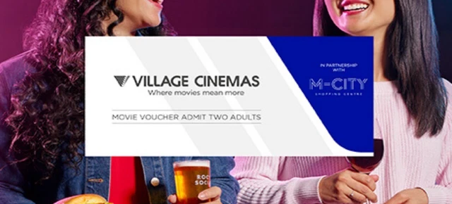Village Cinema Ticket - For 2 adults - M City