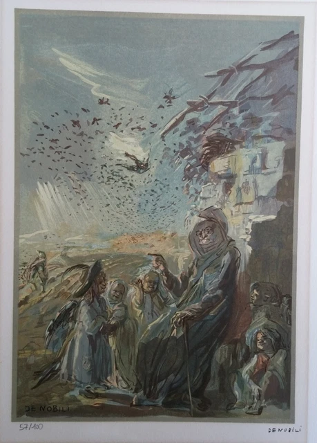 LILA DE NOBILI -  Lithographie originale signée et numérotée 100ex #1961