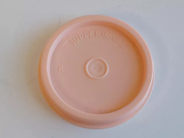 Lot of 4 TUPPERWARE Midgets Minis 2 oz Containers with Pink Lid Seal 4789A ~ EUC 3