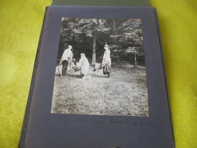 29 Foto 1wk Album Fotoalbum Soldat Füs. RGT 40 Achen Triberg Portrait Frau EK 21