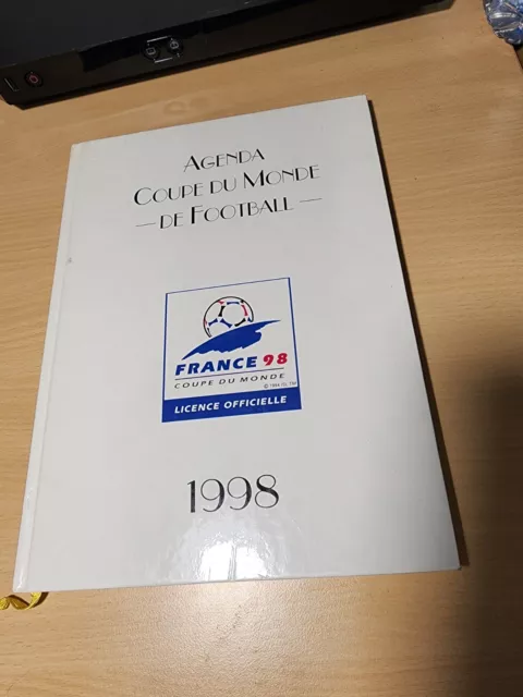 Agenda Coupe du Monde 98, Equipe de France 1998 football vintage ancien