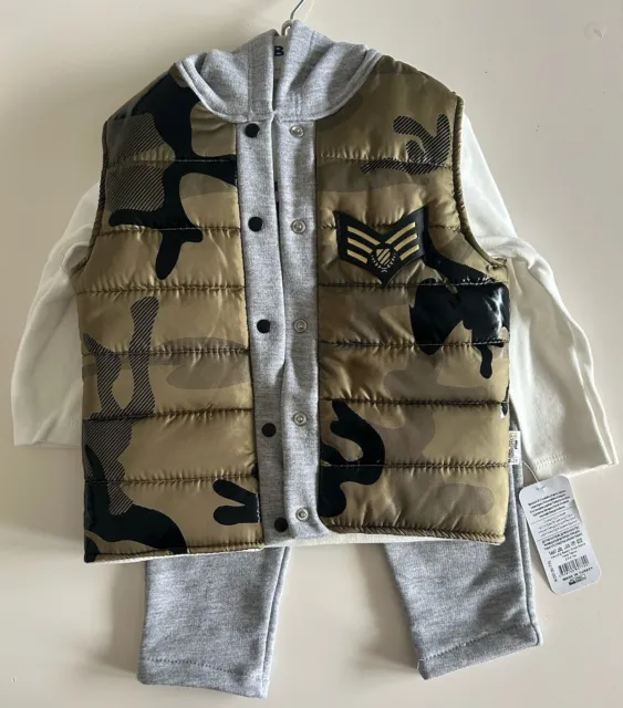 Jungen baby kleidung Geschenkset gr 80 Aus Baumwolle 3 Teiliges Set (Joggingset)