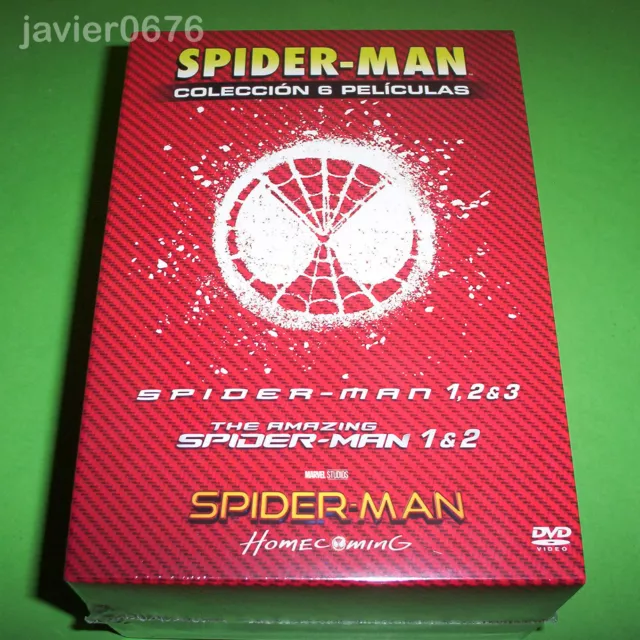 Spider-Man  Coleccion 6 Peliculas En Dvd Pack Nuevo Y Precintado Spiderman